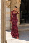 Vestido Verona Burdeos